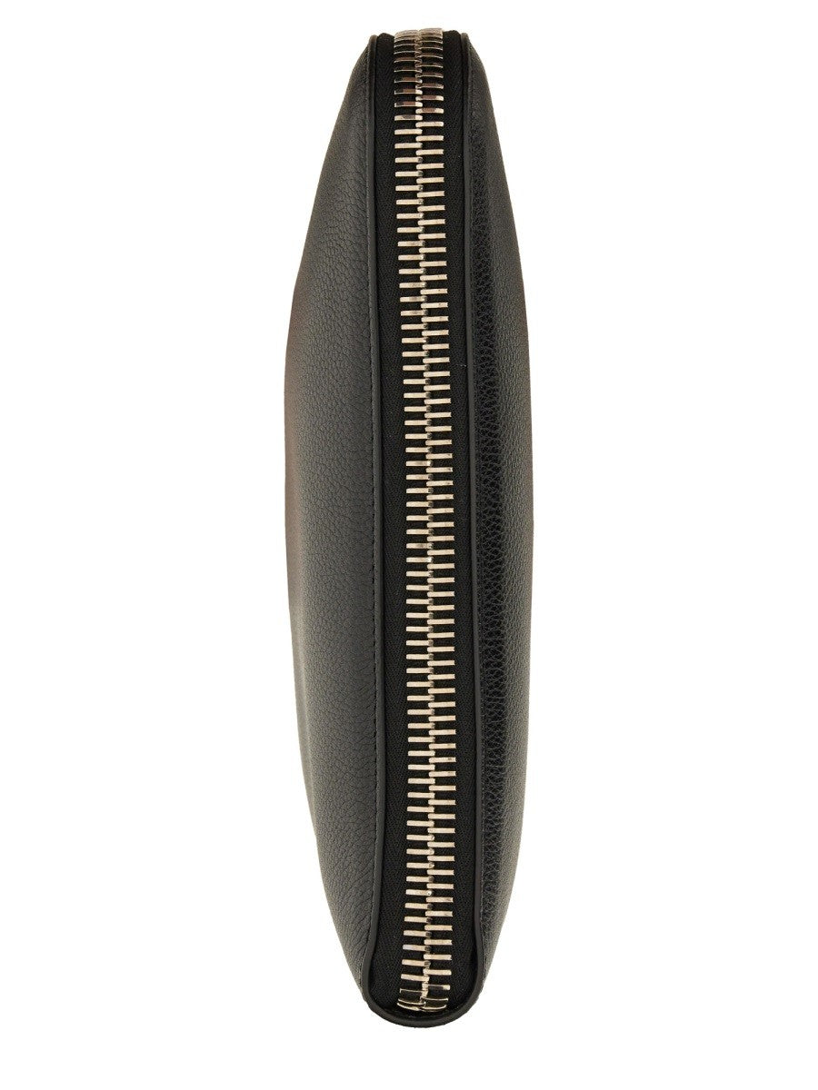 ZIPPERED LEATHER PORTFOLIO