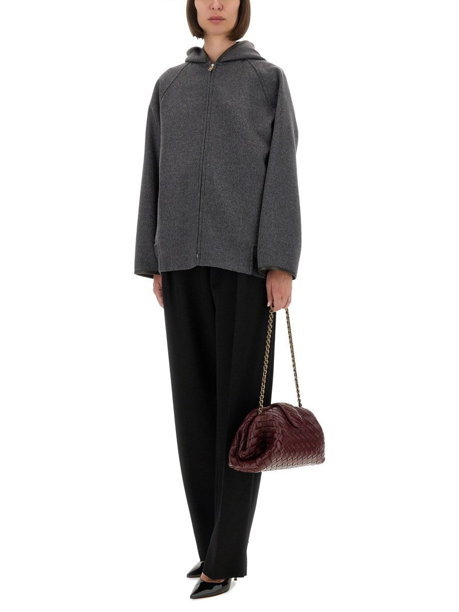 ZIPPERED WOOL JACKET