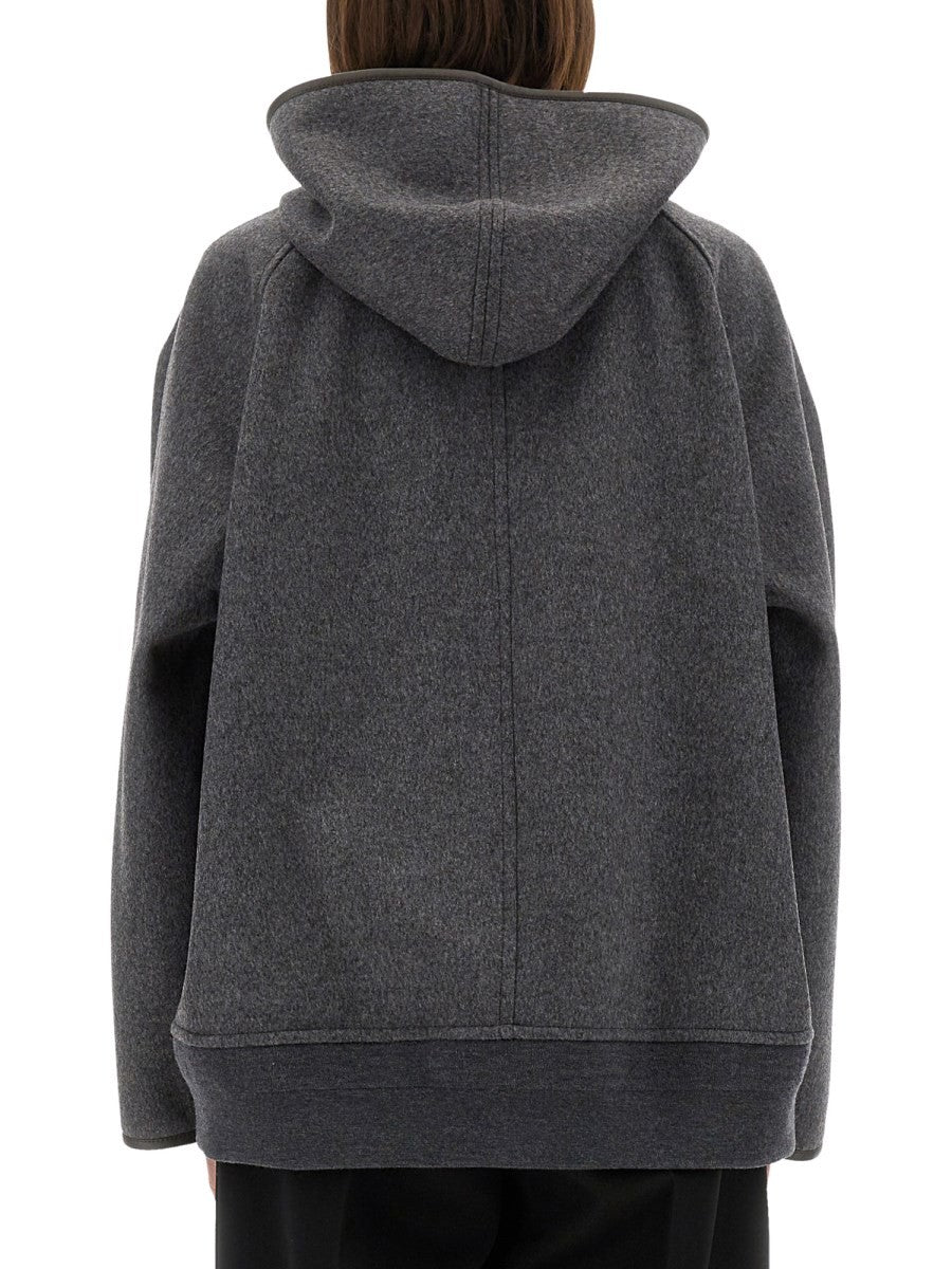 ZIPPERED WOOL JACKET