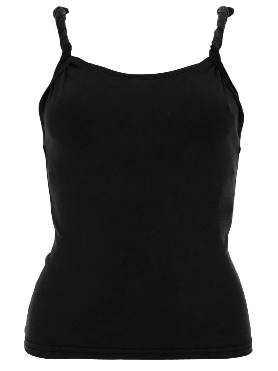 Diesel - TANK TOP CON SPALLINE ARROTOLATE 1270693
