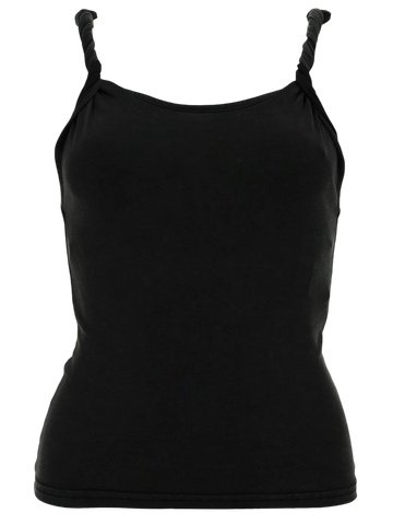 Diesel Diesel - TANK TOP CON SPALLINE ARROTOLATE