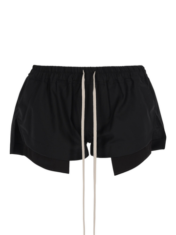 RICK OWENS - Fog Boxer Wool Shorts