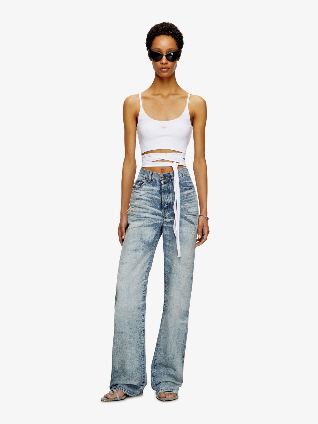 1971 D-Sent jeans with distressed effect