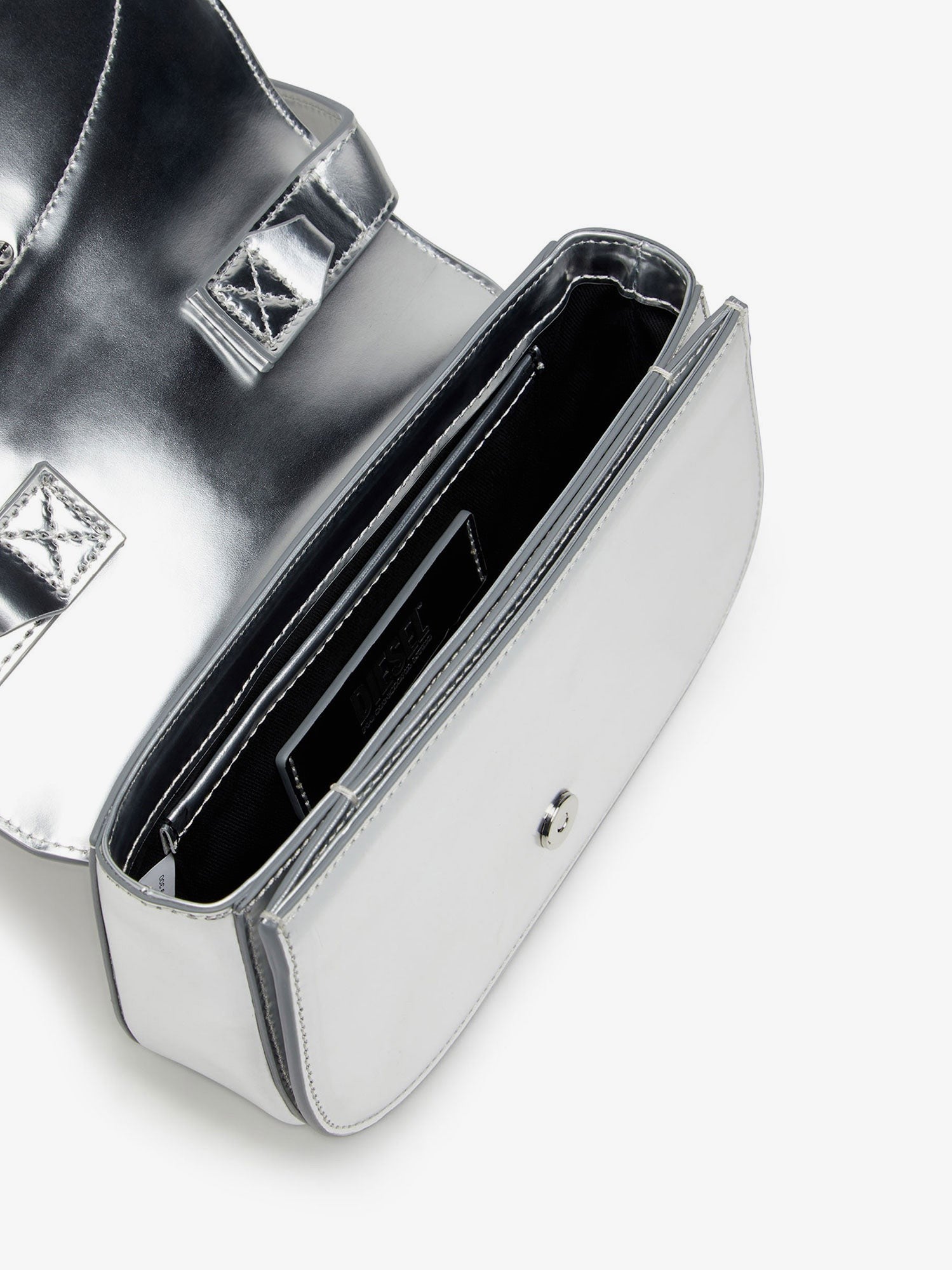 1DR mirror leather shoulder bag