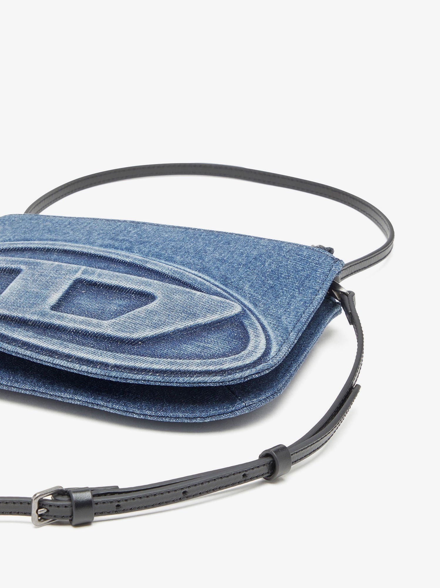 1DR Twin denim crossbody bag