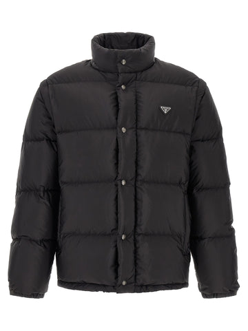 PRADA - 2-in-1 down jacket Black