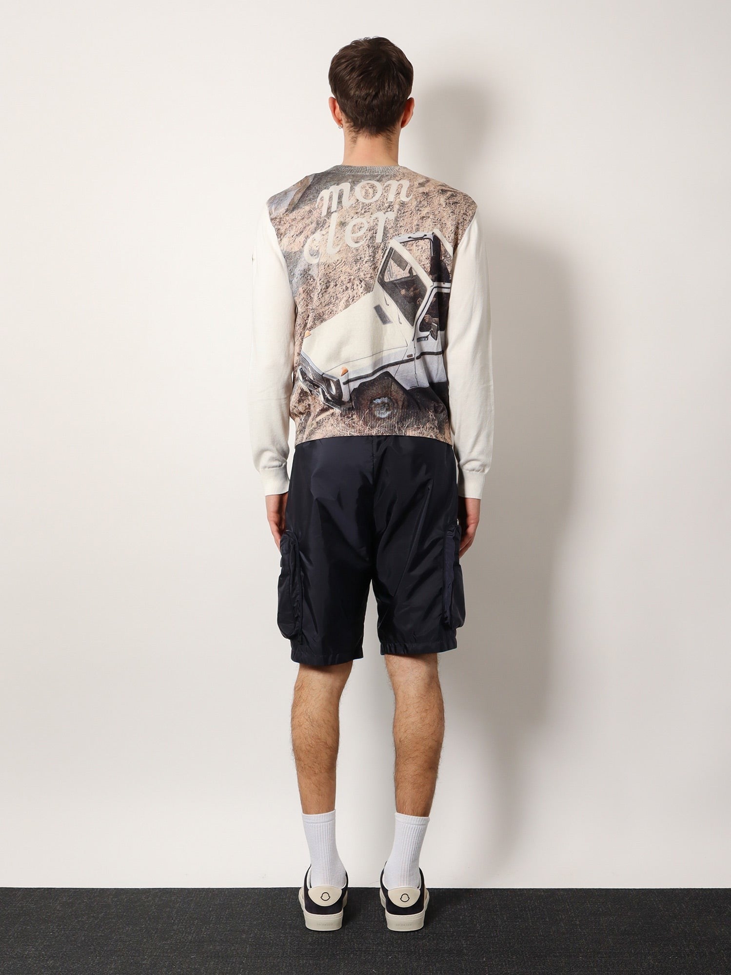 3 Moncler Mercedes-Benz designed by Nigoldeneye cotton sweater