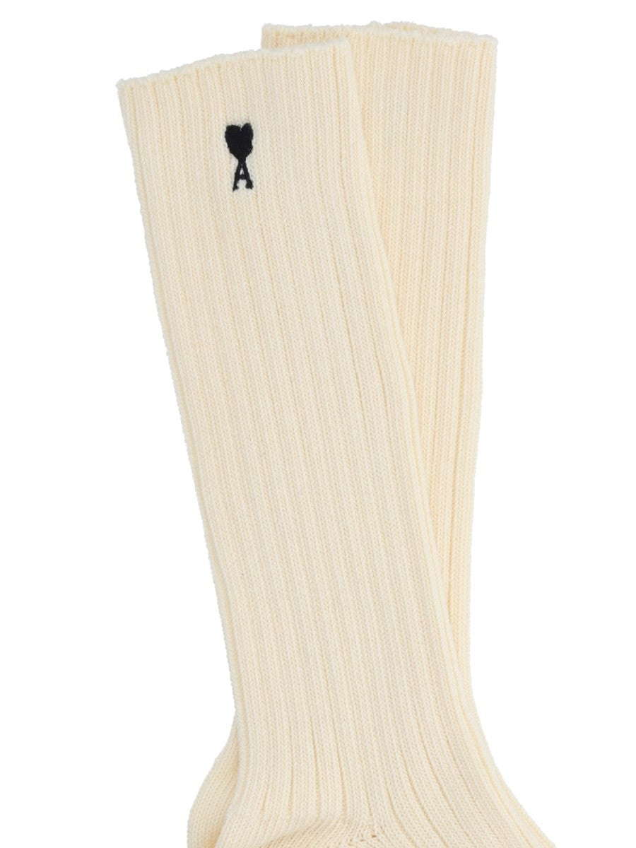 AMI PARIS - Ami de Coeur Socks 3-Pack - Unisex