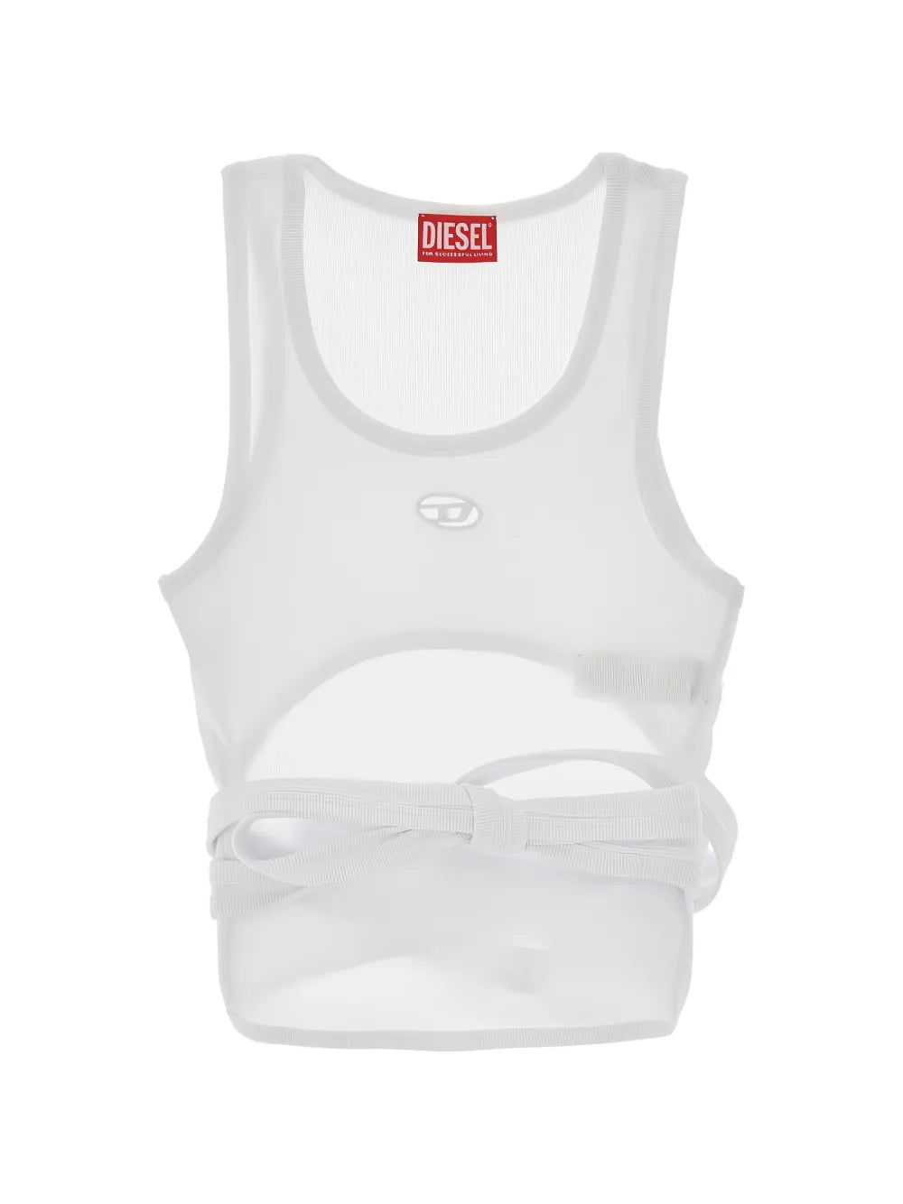 Diesel Diesel - CROP TOP "T-ANKY-TAIL" CON LACCI