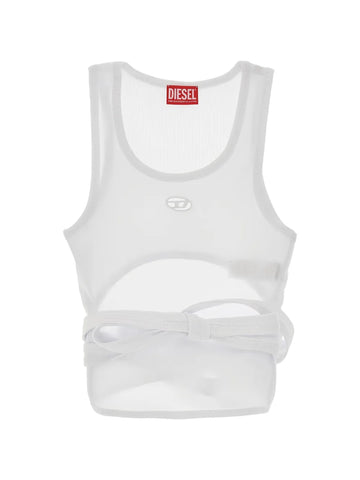Diesel Diesel - CROP TOP "T-ANKY-TAIL" CON LACCI