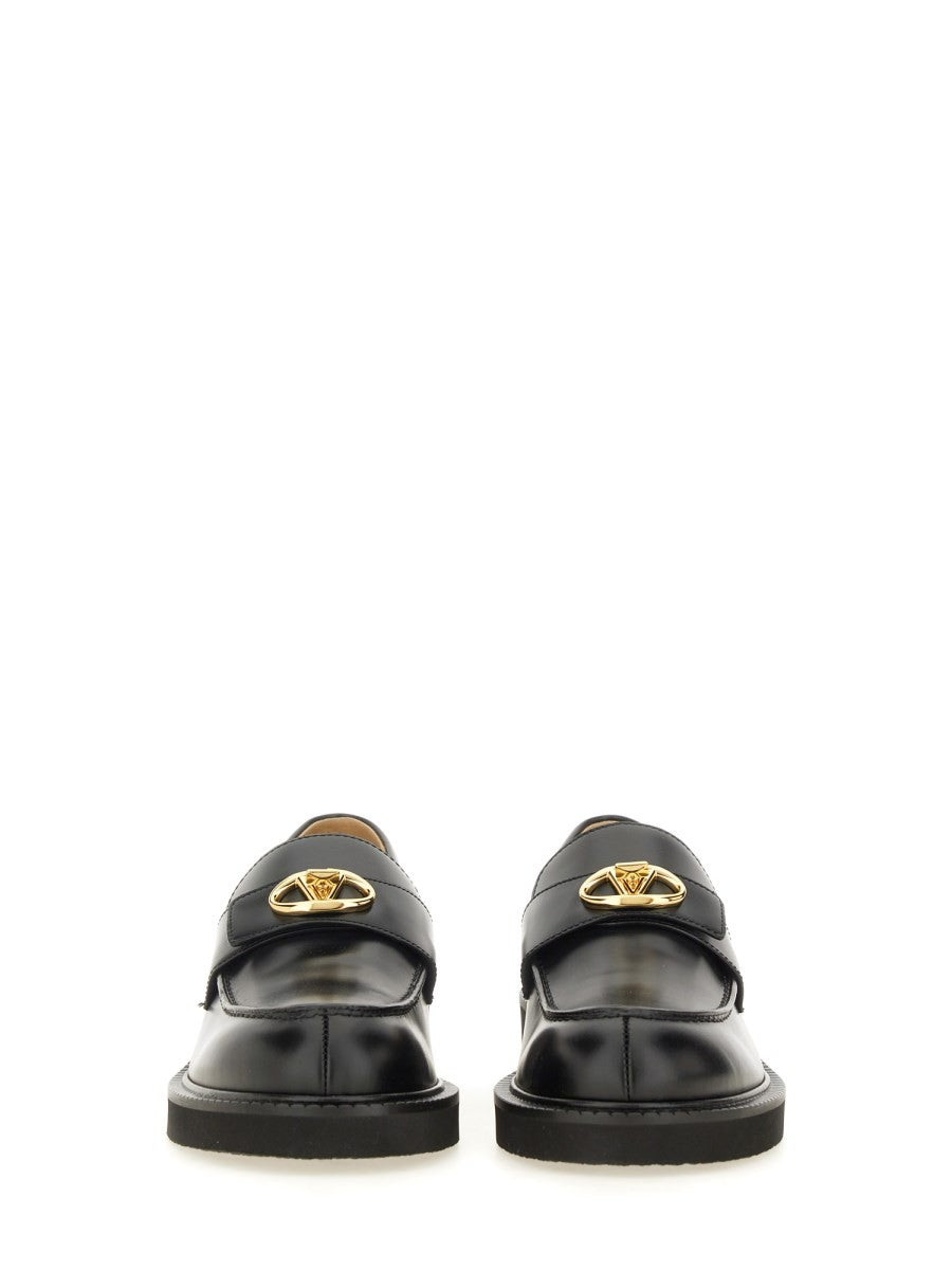 40MM CALFSKIN "VLOGO LOCKER" LOAFER