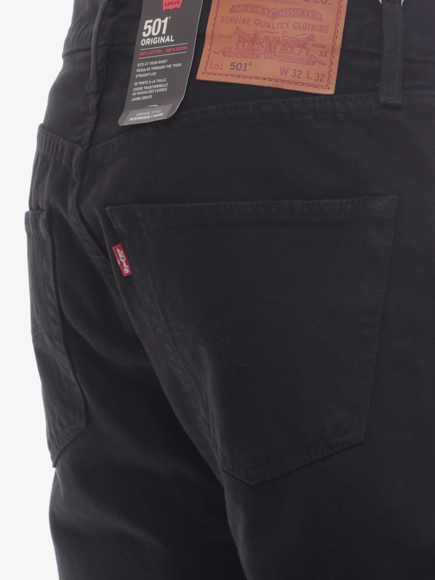 Levi's - 501 Original black denim jeans