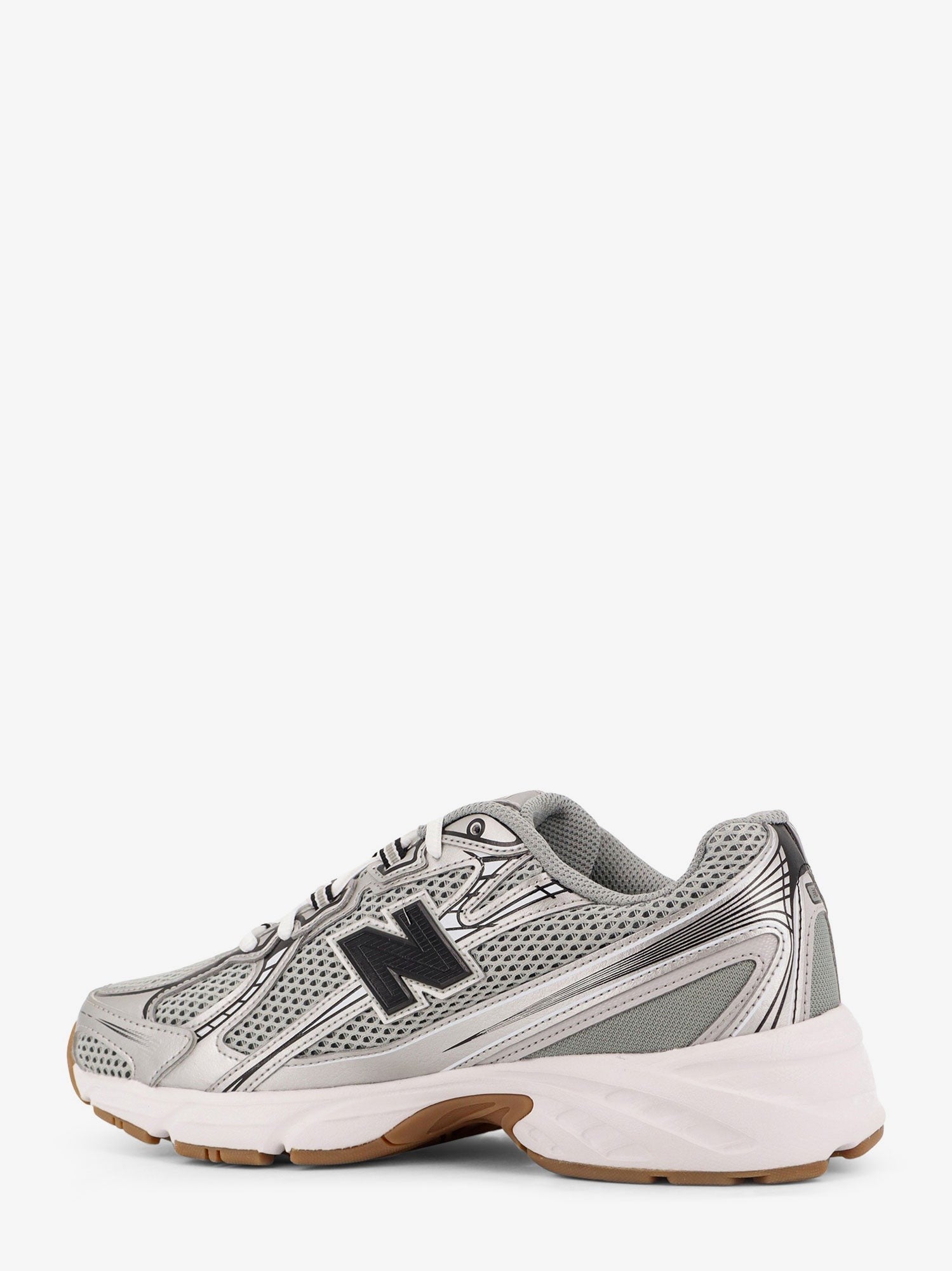 740 mesh sneakers with leather inserts