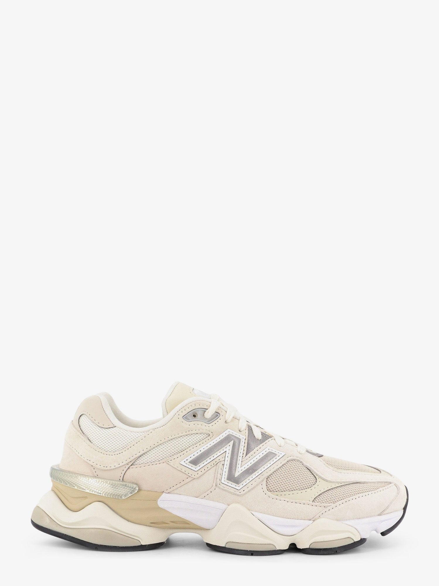 9060 mesh sneakers with suede inserts