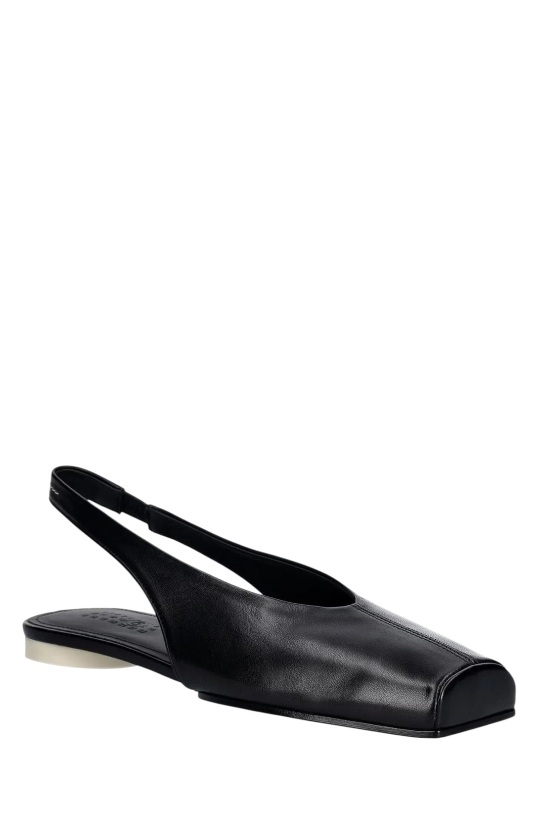 MM6 MAISON MARGIELA MM6 MAISON MARGIELA - Ballerinas Slingback in Leather - Black