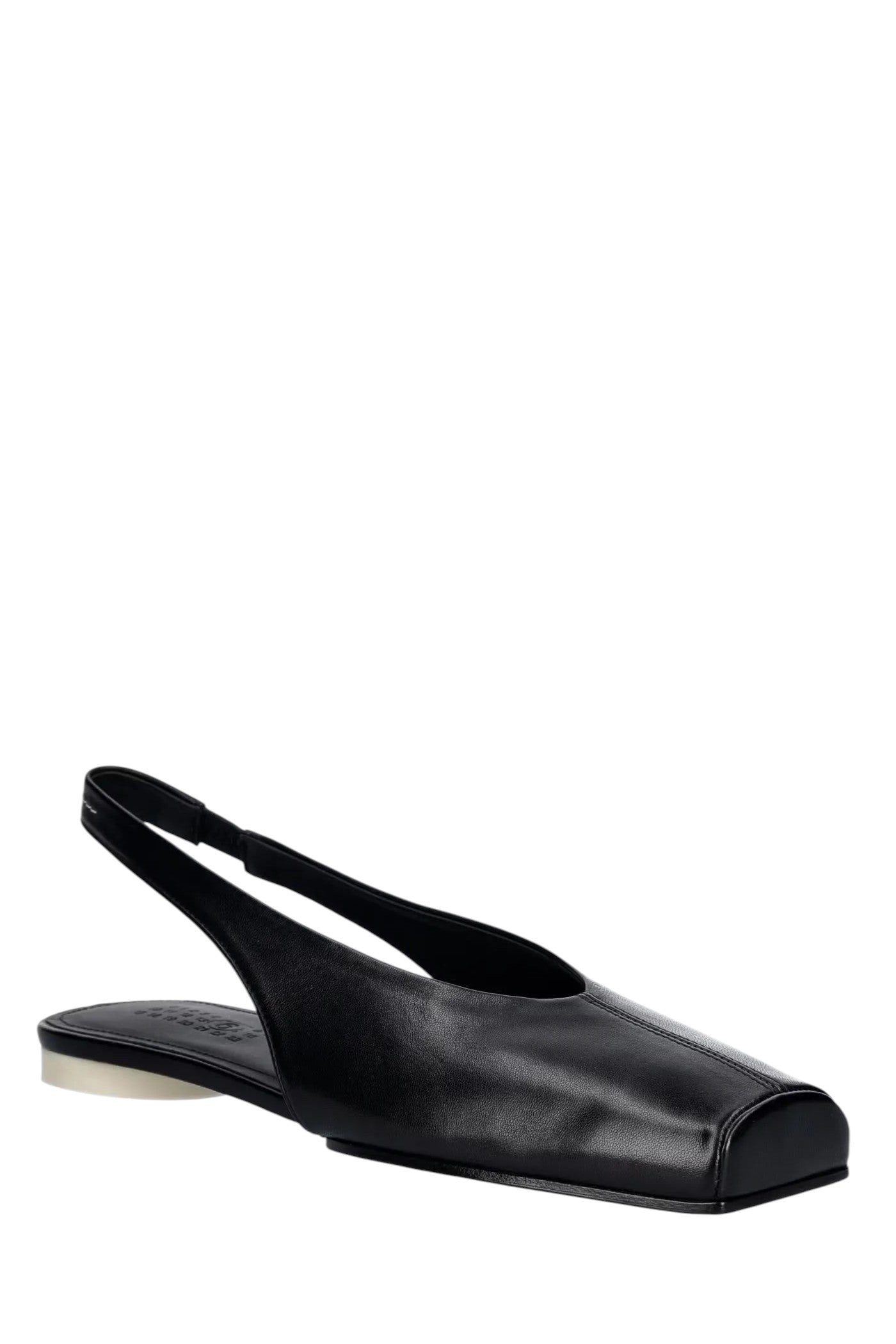 MM6 MAISON MARGIELA MM6 MAISON MARGIELA - Ballerinas Slingback in Leather - Black