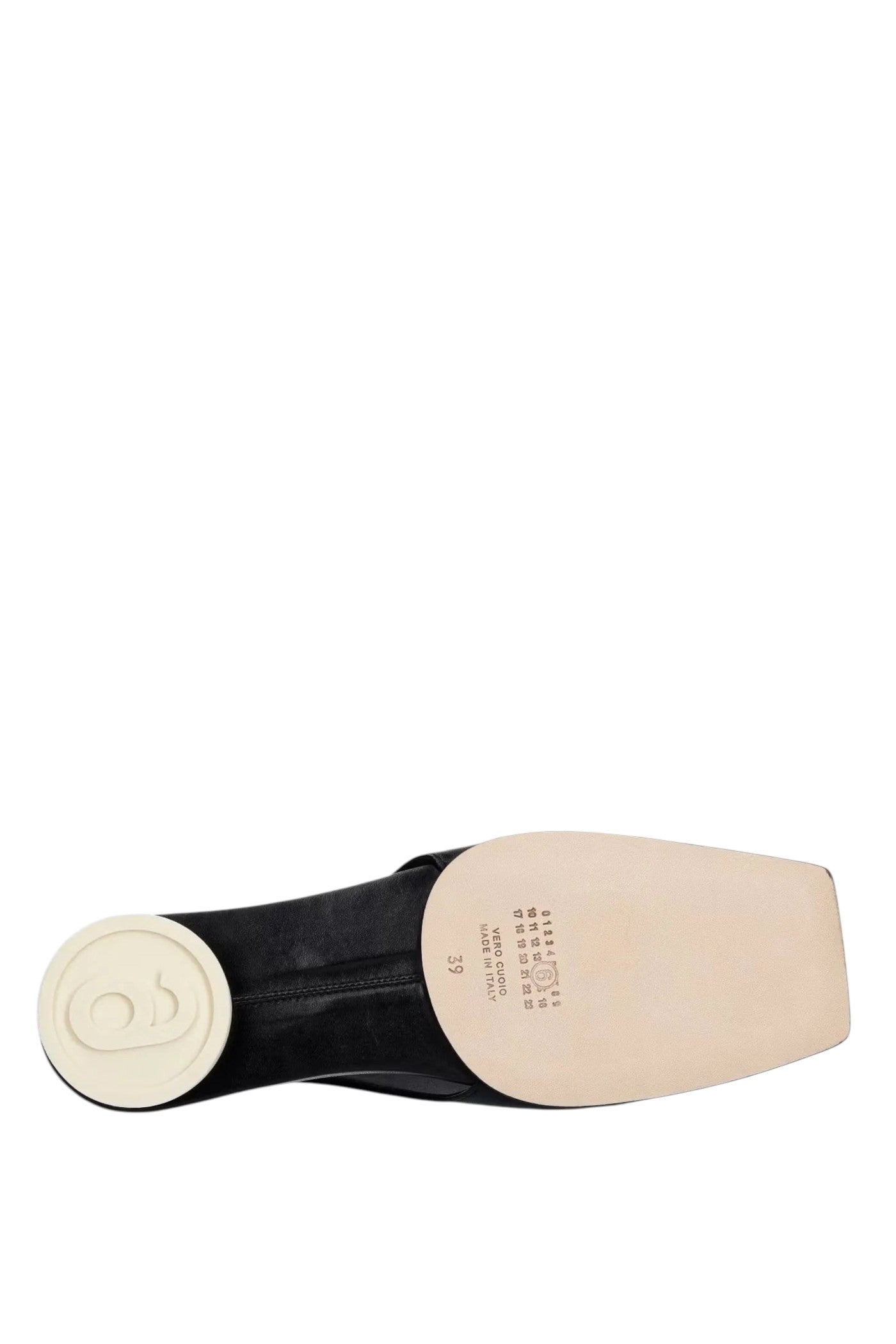 MM6 MAISON MARGIELA MM6 MAISON MARGIELA - Ballerinas Slingback in Leather - Black