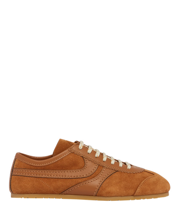 Dries Van Noten - Leather-Trimmed Suede Sneakers