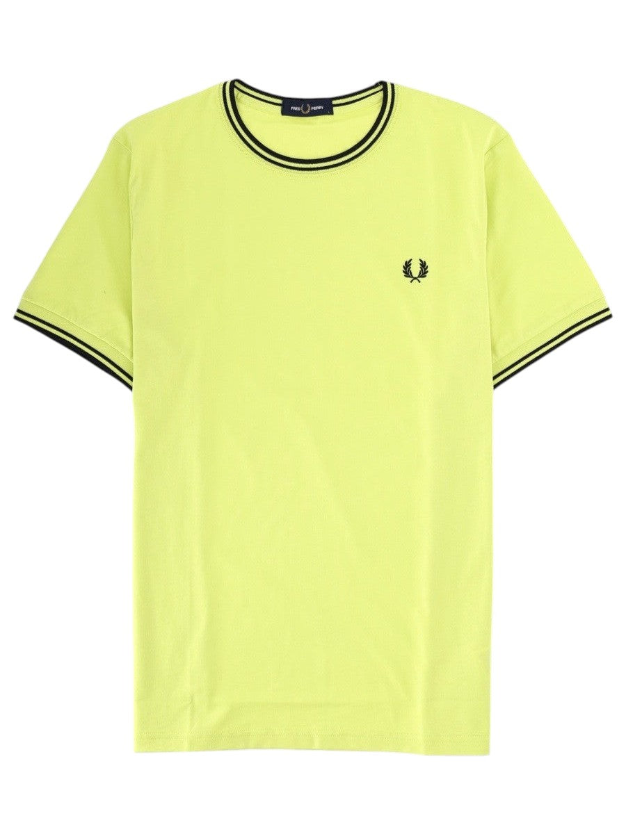FRED PERRY FRED PERRY - T-SHIRT CON DOPPIA RIGA