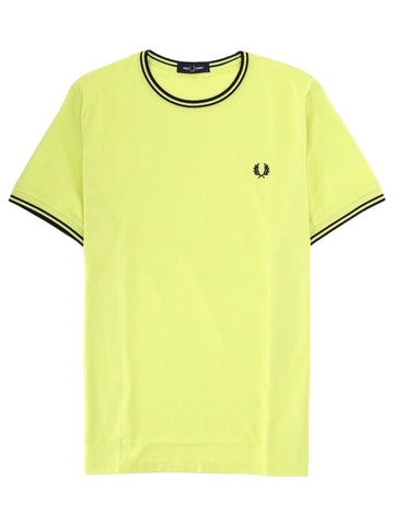 FRED PERRY FRED PERRY - T-SHIRT CON DOPPIA RIGA