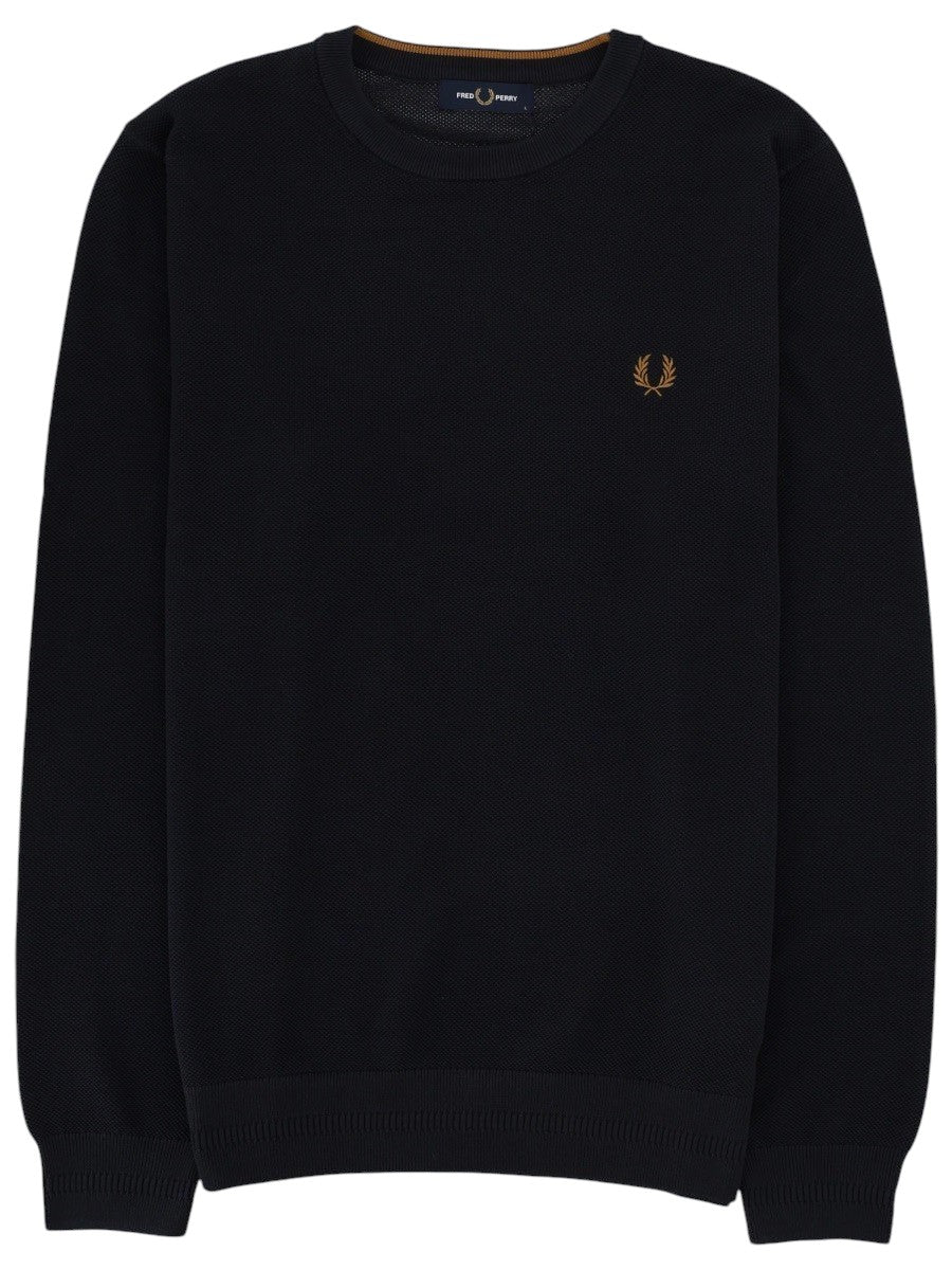 FRED PERRY FRED PERRY - MAGLIA IN COTONE PIQUÉ