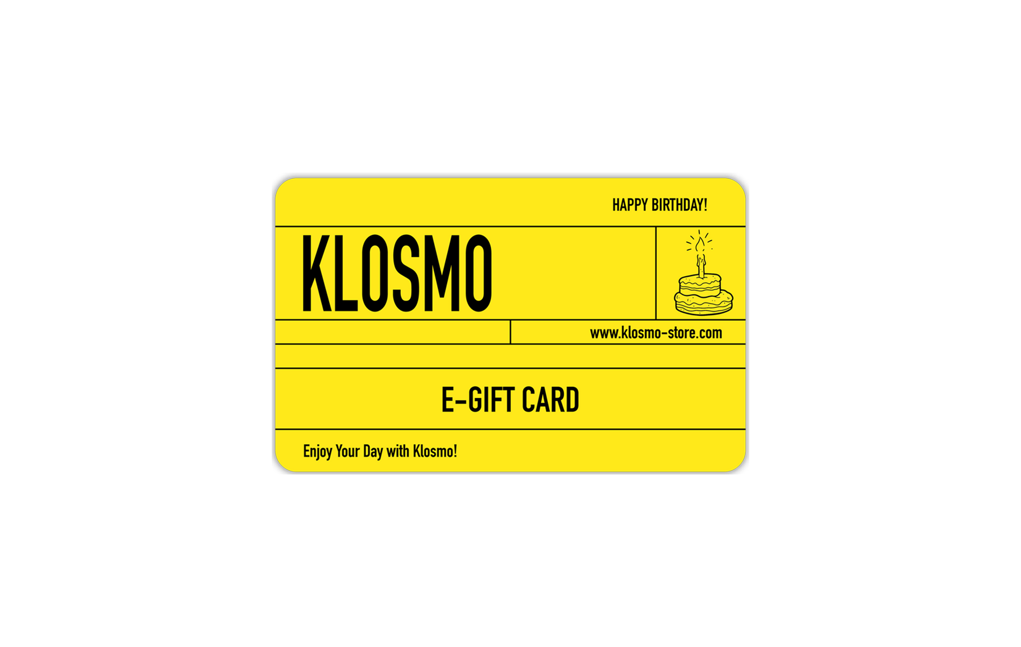 Birthday Gift Card