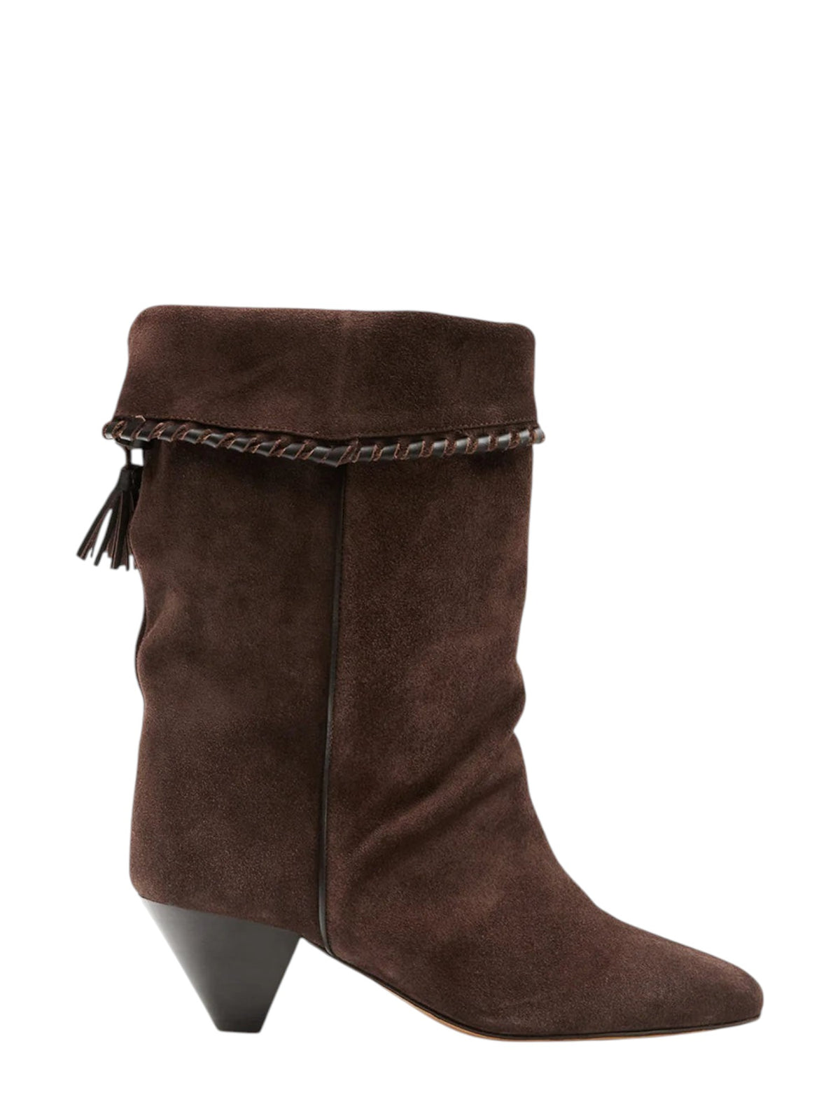 Isabel Marant - STIVALE "DALBY" Isabel_Marant_Dalby_brown_suede_boots_side