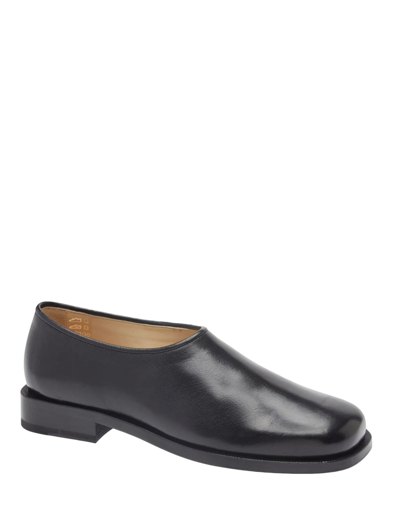 LEMAIRE Black Leather Mocassino shoes ANATOMIC for Men