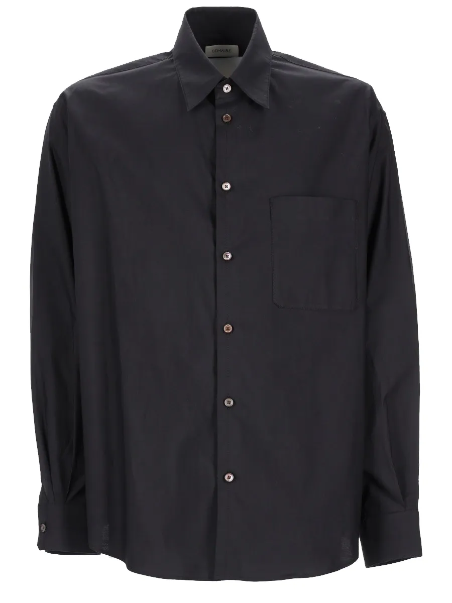 LEMAIRE LEMAIRE - CAMICIA IN COTONE MISTO SETA