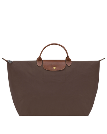 LONGCHAMP - Le Pliage Original Travel Bag Brown Large