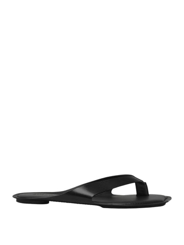 MM6 MAISON MARGIELA - SANDALO INFRADITO "ANATOMIC" IN PELLE MM6_MAISON_MARGIELA_-Anatomic_Black_Leather_Flip-flops