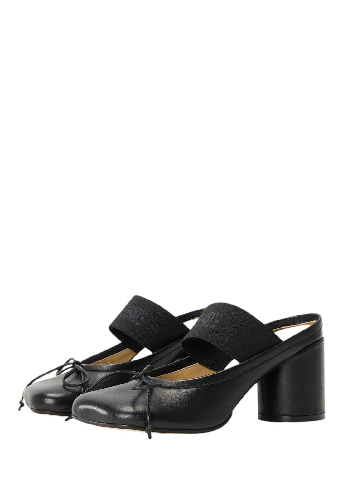 MM6 MAISON MARGIELA MM6 MAISON MARGIELA - Sandal Numeric Anatomic with Heel - Black