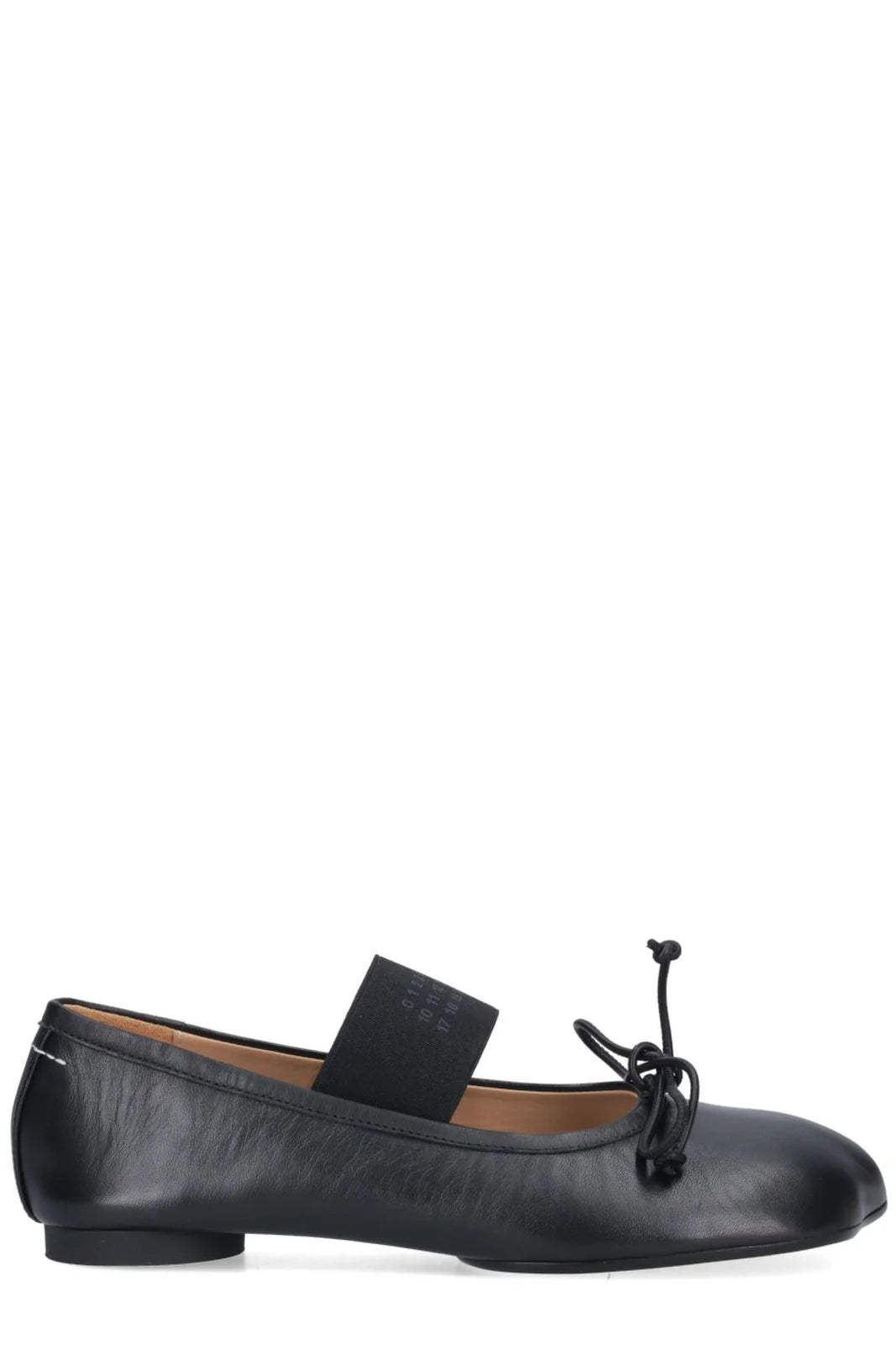 MM6 MAISON MARGIELA MM6 MAISON MARGIELA - "NUMERIC" BALLERINA WITH SQUARE TOE