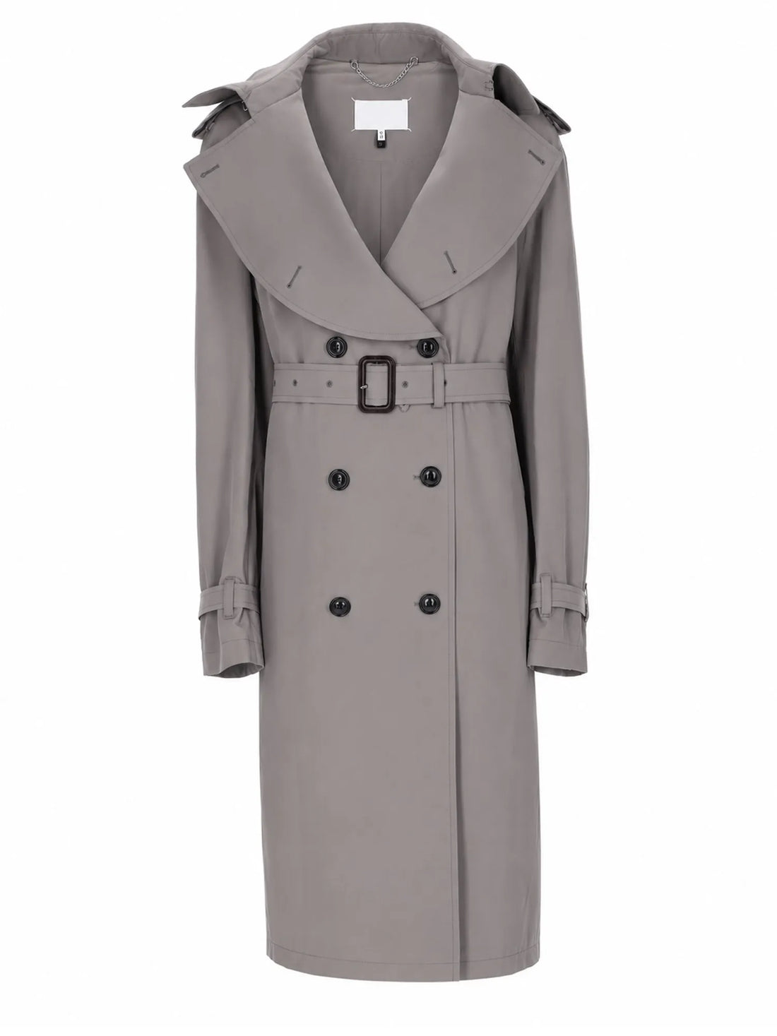 Maison Margiela - TRENCH CON COLLETTO RIPIEGATO Grey