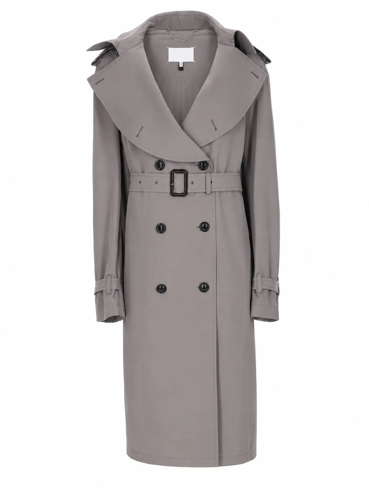 Maison Margiela - TRENCH CON COLLETTO RIPIEGATO Grey