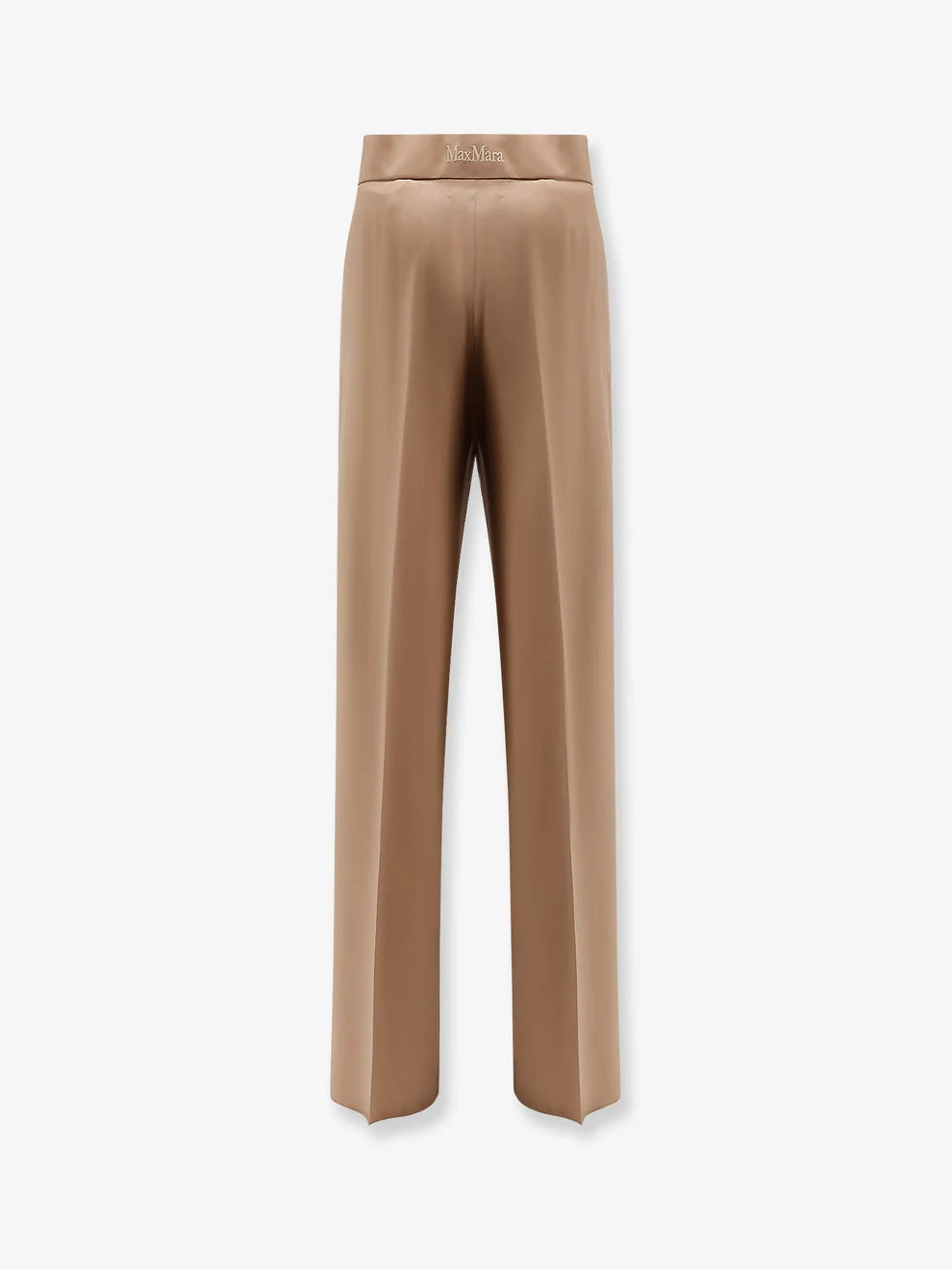 Max Mara - Fernet virgin wool trousers Nocciola