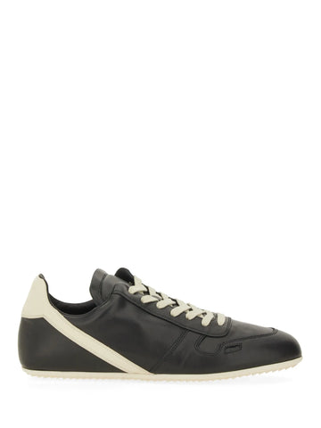 RICK OWENS - Minimal Leather Sneakers Rick_Owens_Minimal_Leather_Sneakers_Men_Side
