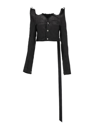 RICK OWENS DRKSHDW - "TEC TRUCKER" DENIM JACKET Rick_Owens_TEC_TRUCKER_DENIM_JACKET_TOP