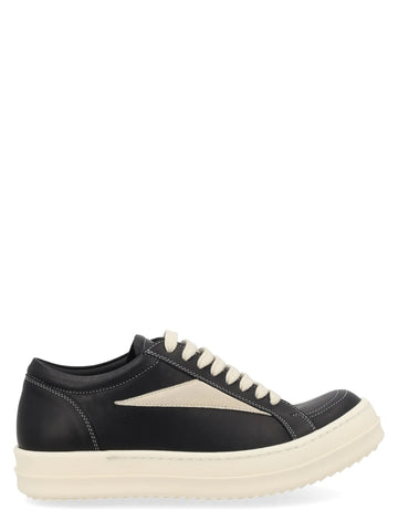 RICK OWENS - Vintage Leather Sneakers Rick_Owens_Vintage_Leather_Sneakers_Women_Side