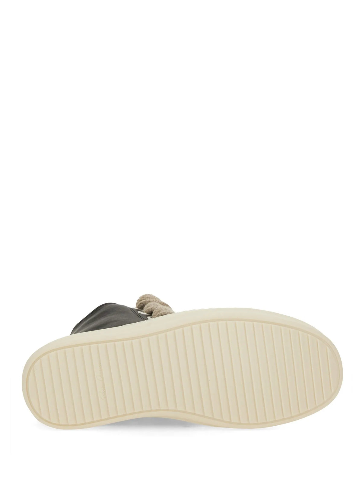 RICK OWENS - Jumbolace Leather Sneakers Rick_owens_Leather_Sneaker_bottom