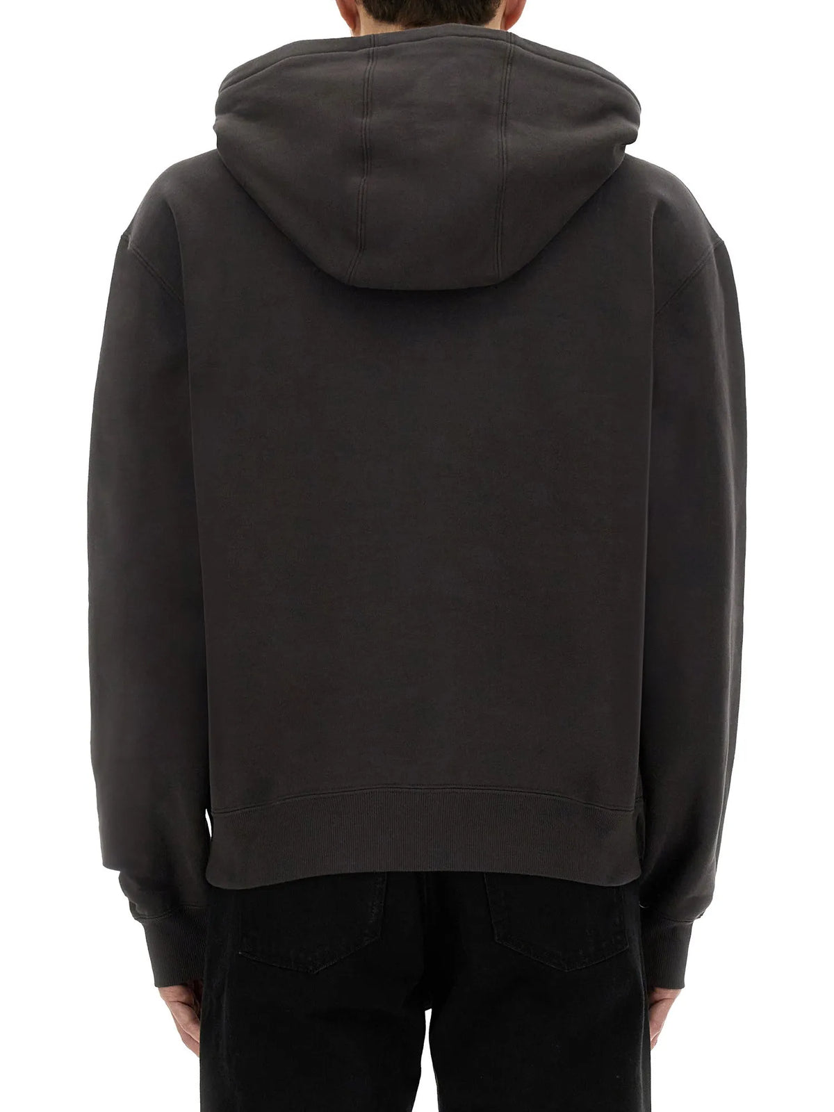 Saint Laurent - HOODED SWEATSHIRT WITH LOGO Saint_Laurent_HOODED_SWEATSHIRT_WITH_LOGO_back