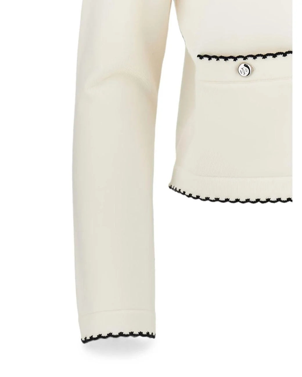 Tory Burch - Kendra Wool Cardigan Ivory