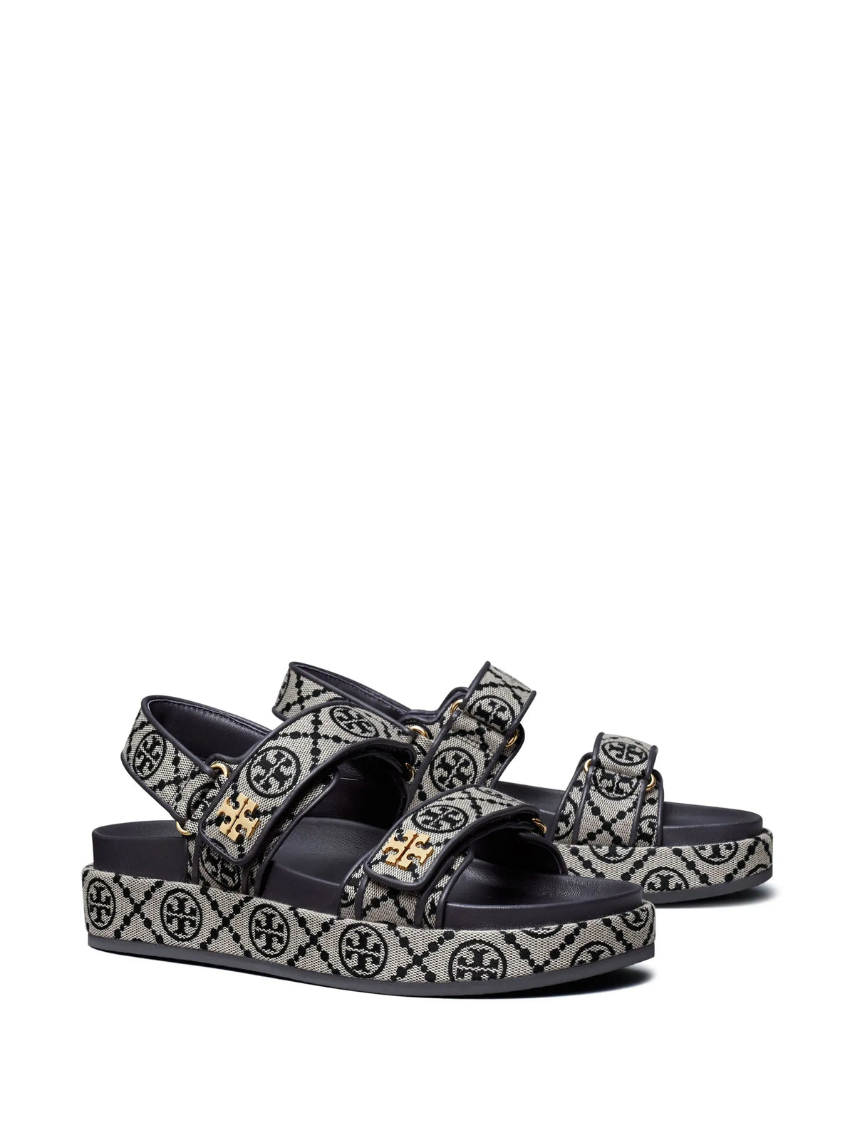 Tory Burch - SANDALO "MELLOW T MONOGRAM" Tory_Burch_Mellow_T_Monogram_Sandals_front