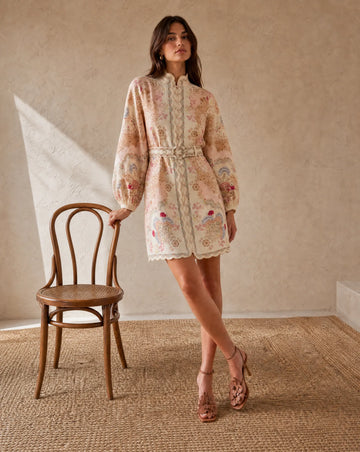 ZIMMERMANN MINI DRESS "DAYLIGHT"
