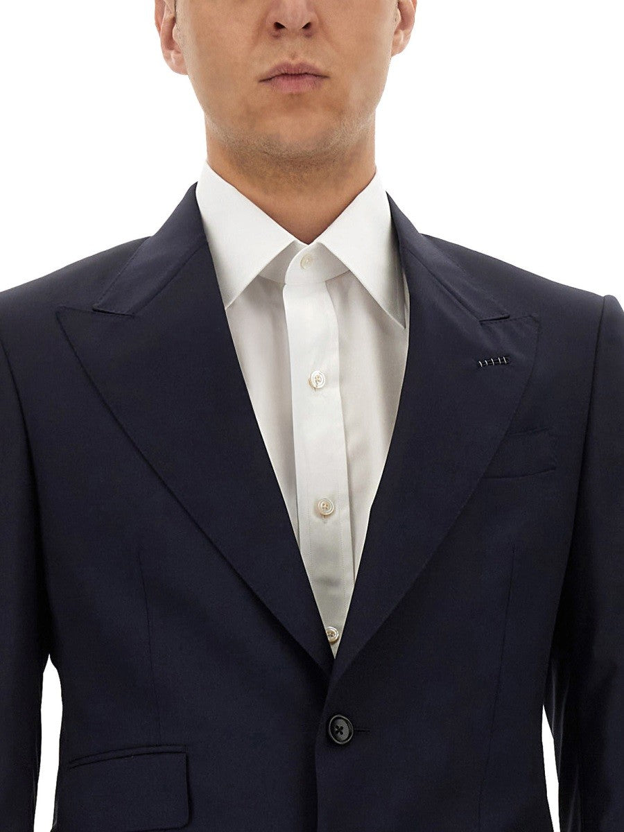 TOM FORD TOM FORD - ABITO "GRAND OVERCHECK SHELTON"