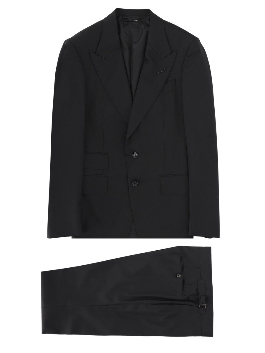TOM FORD TOM FORD - ABITO "GRAND OVERCHECK SHELTON"