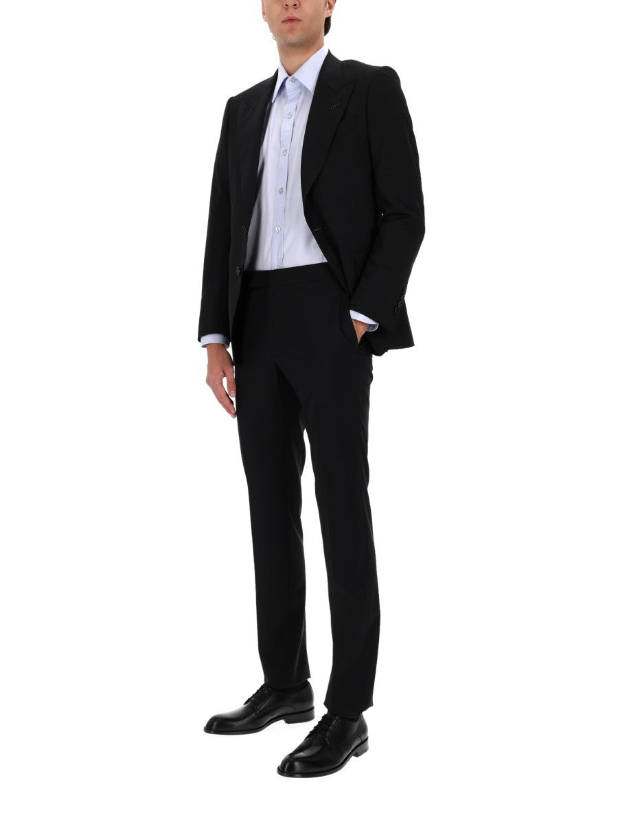 TOM FORD TOM FORD - ABITO "GRAND OVERCHECK SHELTON"