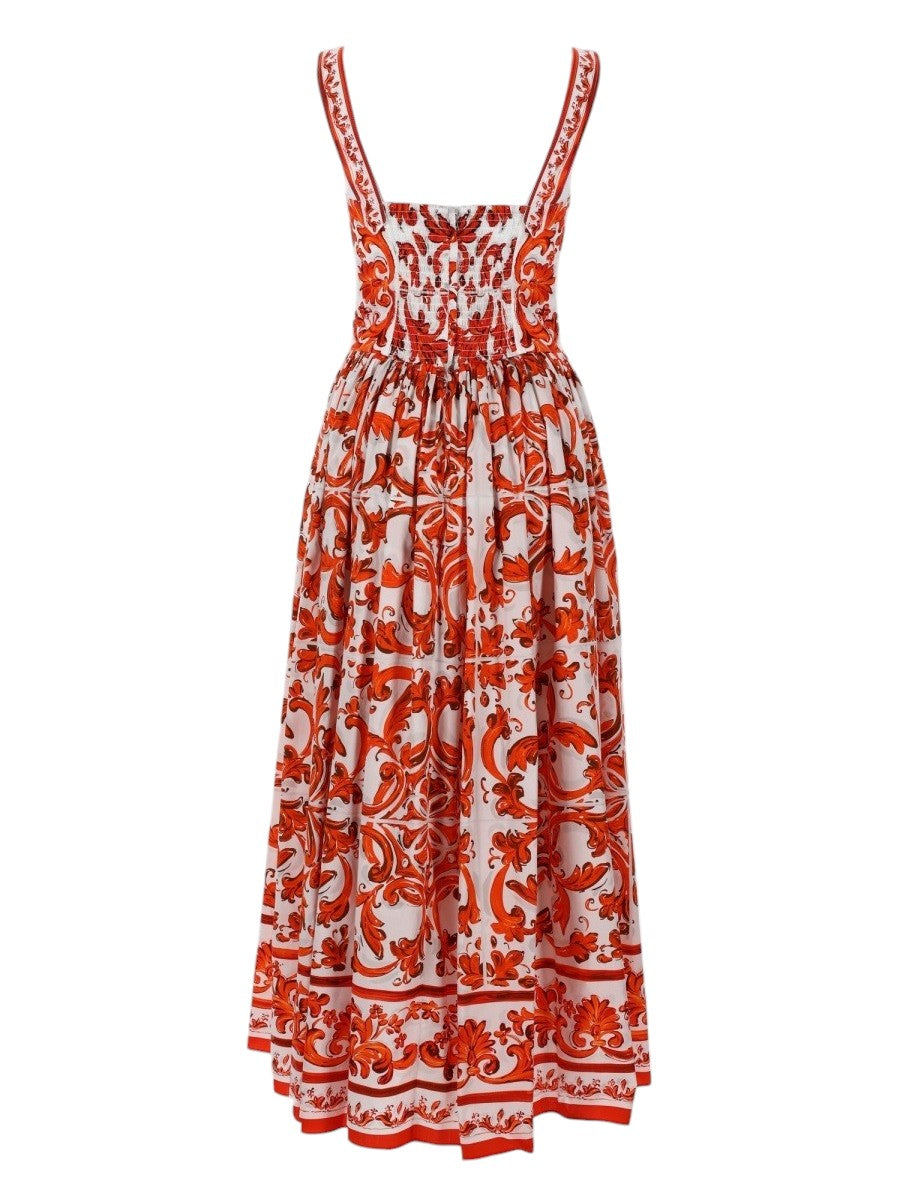Dolce & Gabbana - ABITO LUNGO IN POPELINE CON STAMPA abito-lungo-in-popeline-con-stampa_21b3392e-e9de-4119-9d75-50920d8da590