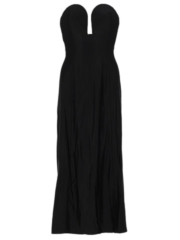 RABANNE RABANNE - ABITO MIDI CON BUSTIER STRUTTURATO A FORMA DI CUORE