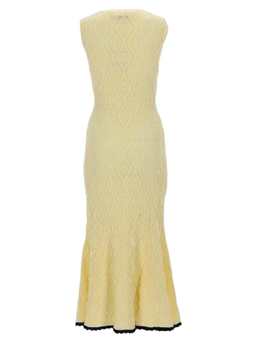SELF-PORTRAIT - MIDI DRESS IN PERFORATED KNIT abito-midi-in-maglia-traforata_45e731f1-2086-4272-9ca5-0f3d06de793d
